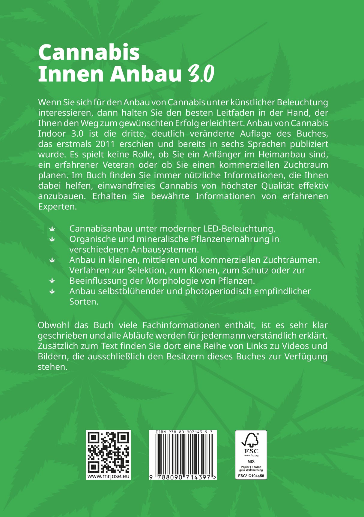 Cannabis Innen Anbau 3.0 von Josef Krejčík, aka Mr. José