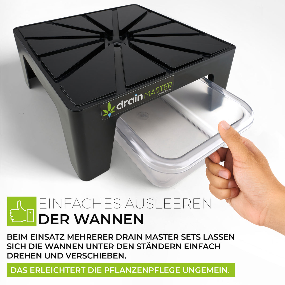 DrainMaster XL Einzelset (inkl. Wanne)
