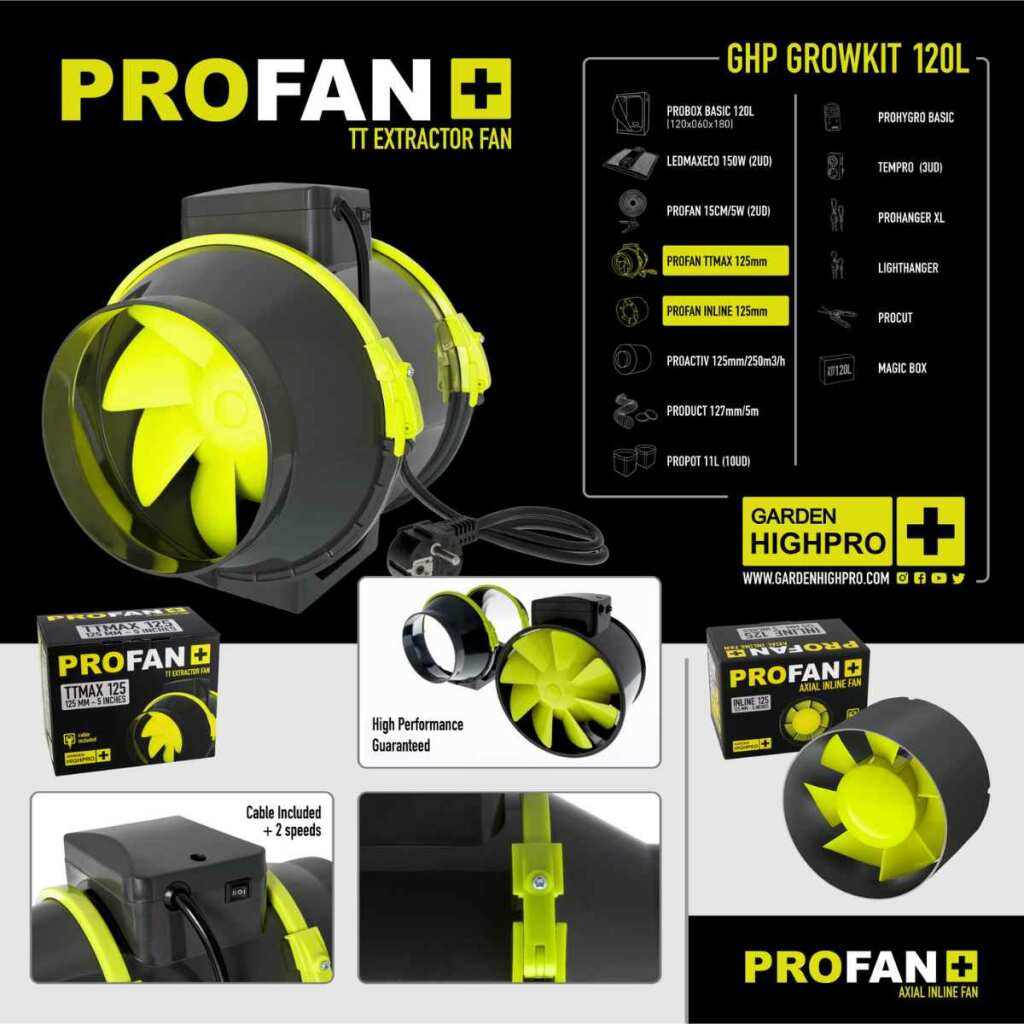 GARDEN HIGHPRO - Growbox PROBOX BASIC | LED 150W | 120x60x180cm