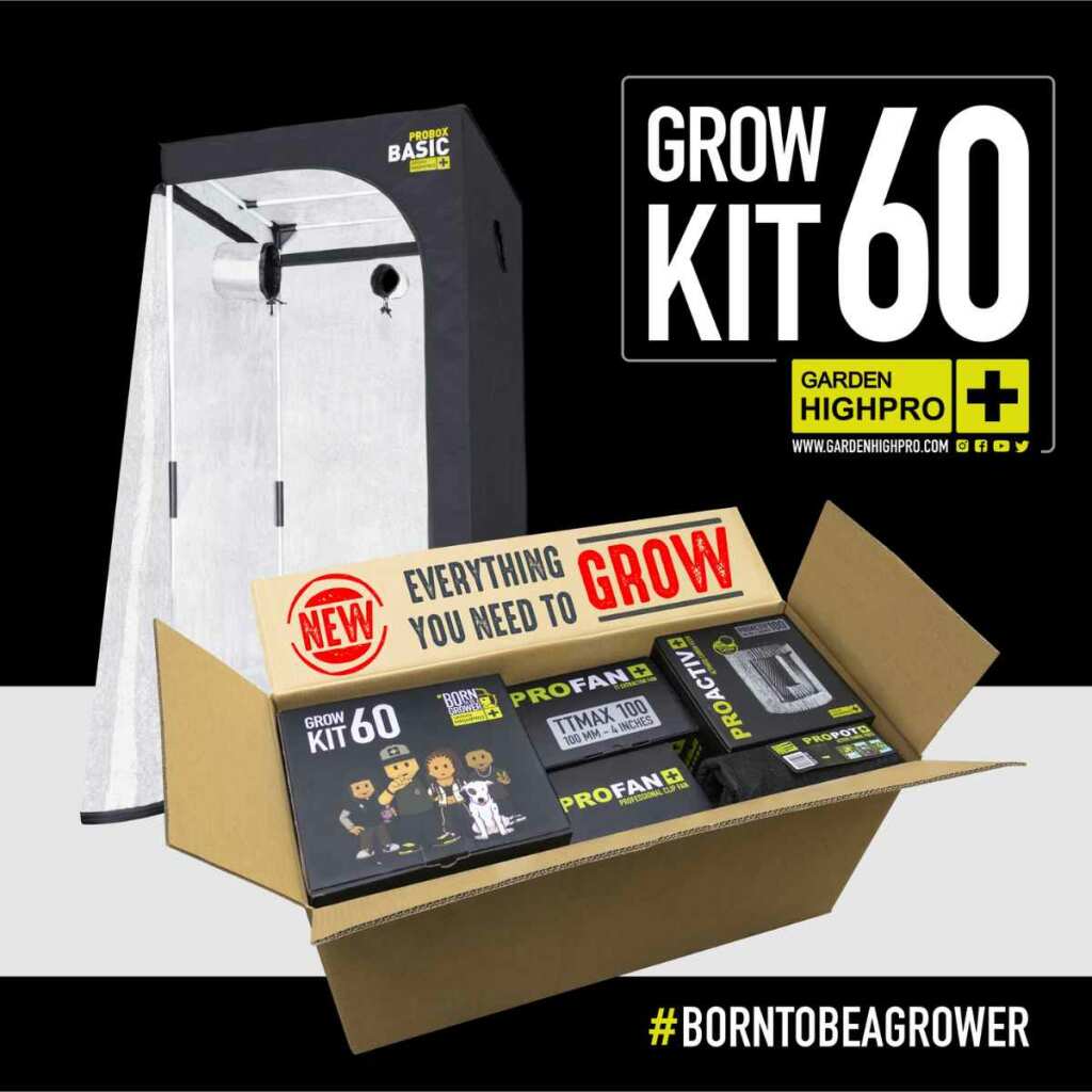 GARDEN HIGHPRO Growbox ECO Komplettset S | LED 60W | 60x60x160cm