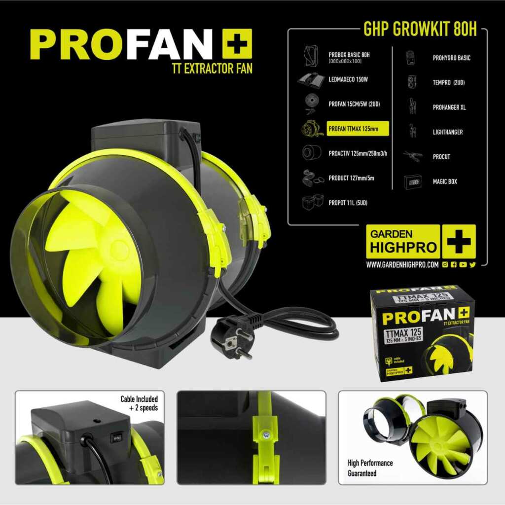 GARDEN HIGHPRO - Growbox PROBOX BASIC | LED 150W | 80x80x180cm